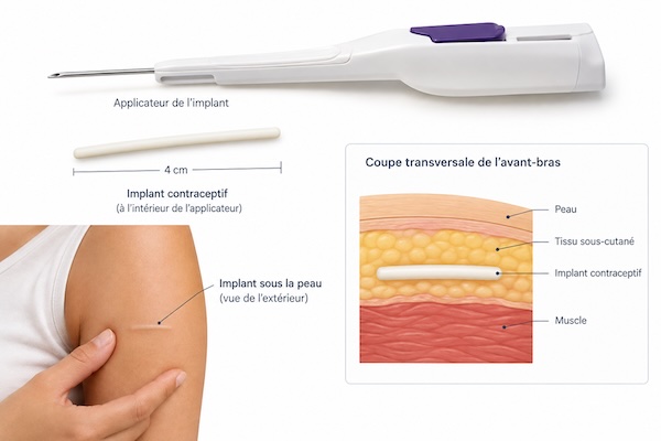 Implant contraceptif